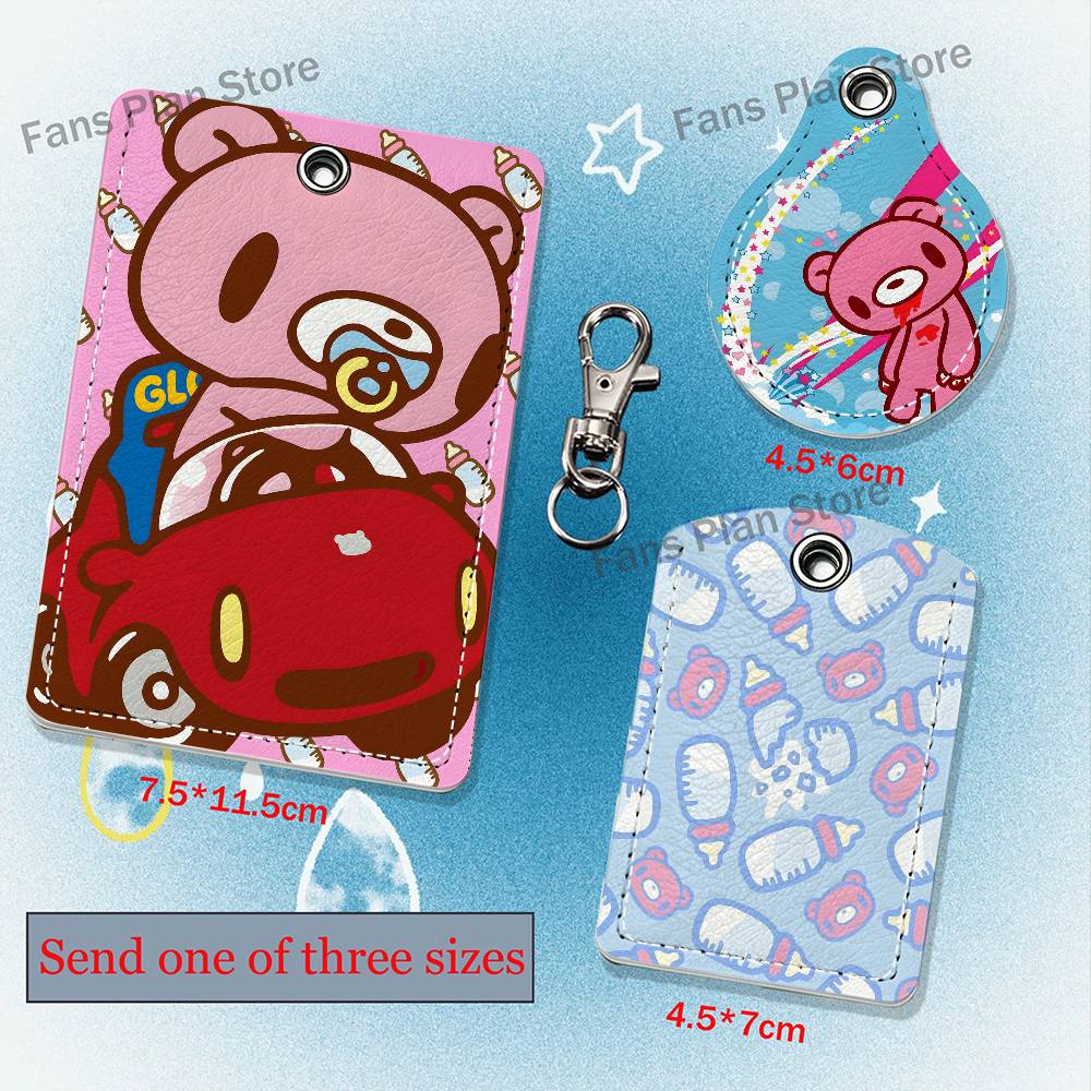 Cartoon G-Gloomy Bear Leather  - Lanyard Badge Holder ulasan dan harga