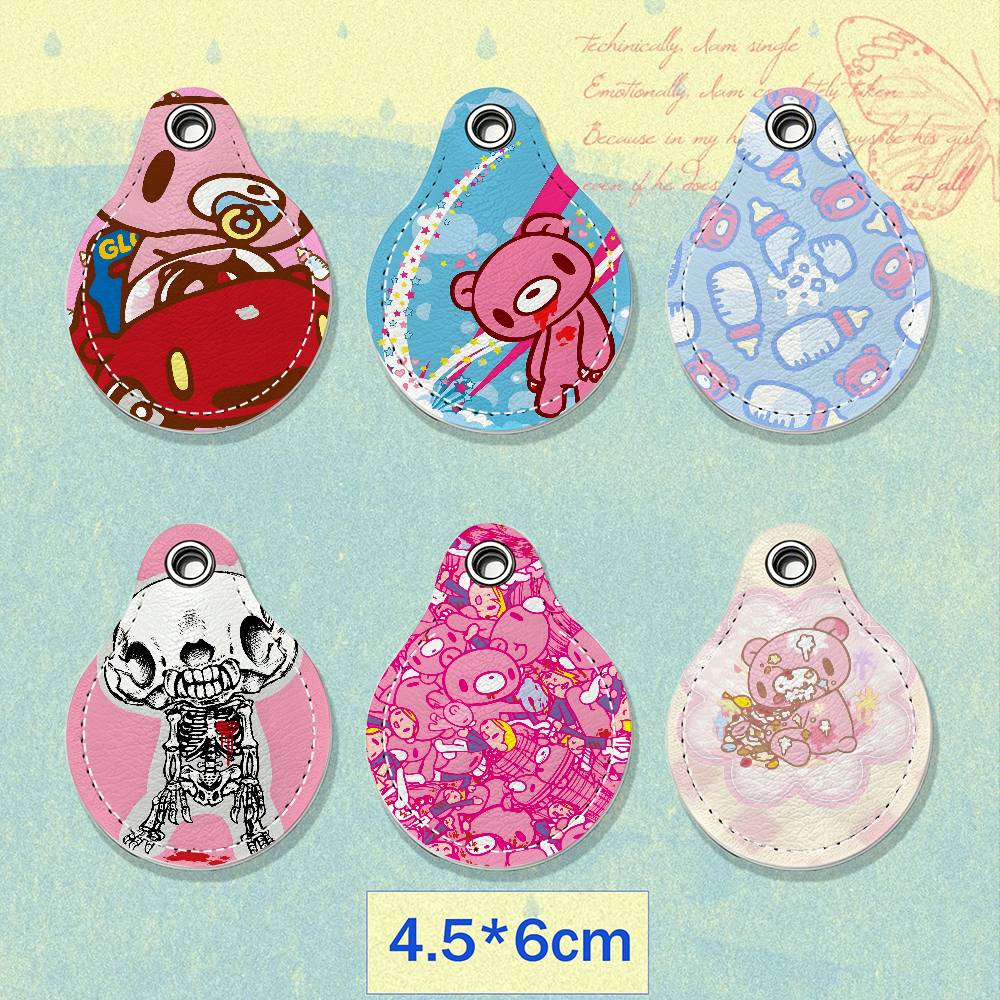 Cartoon G-Gloomy Bear Leather  - Lanyard Badge Holder ulasan dan harga