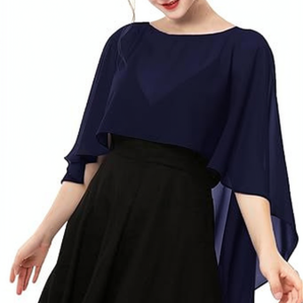 Women Fashion Chiffon Shawl El - Stole Wedding Shawl ulasan dan harga