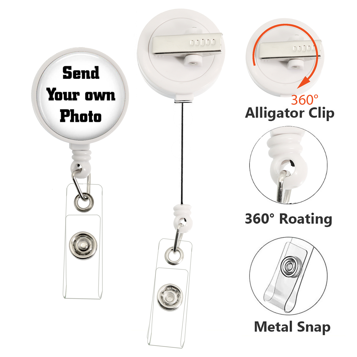 Personalized Luminous 30mm Ima - Lanyard Badge Holder ulasan dan harga