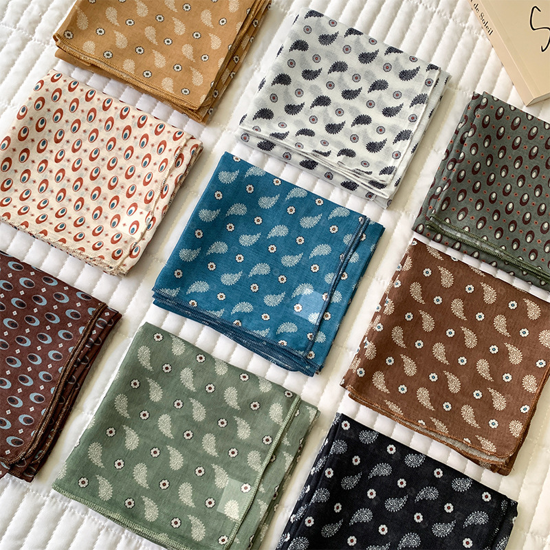 Cotton Feeling Kerchief Scarf  - Bandana Cotton ulasan dan harga