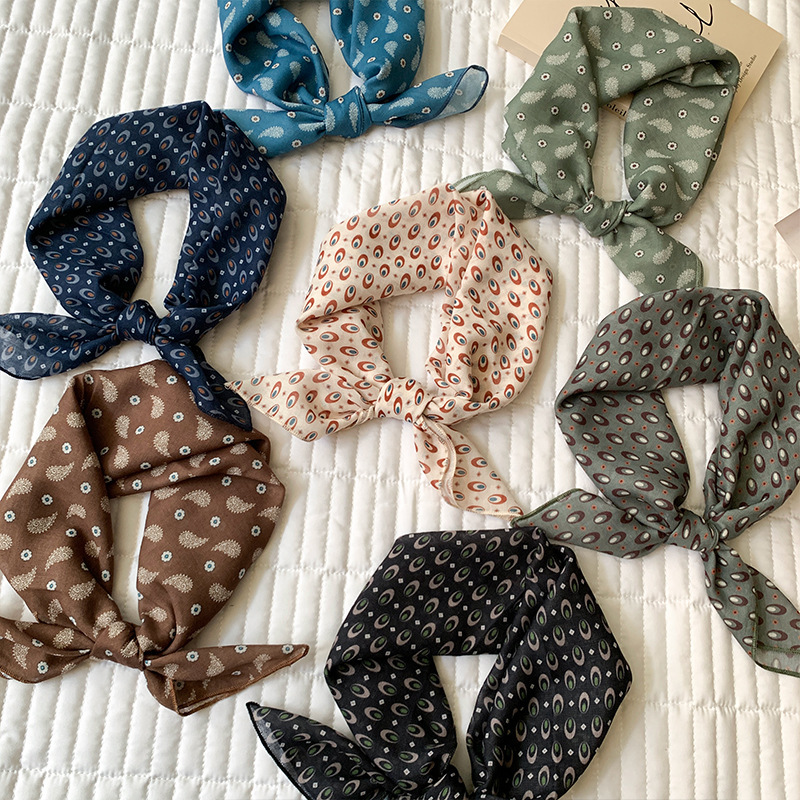 Cotton Feeling Kerchief Scarf  - Bandana Cotton ulasan dan harga