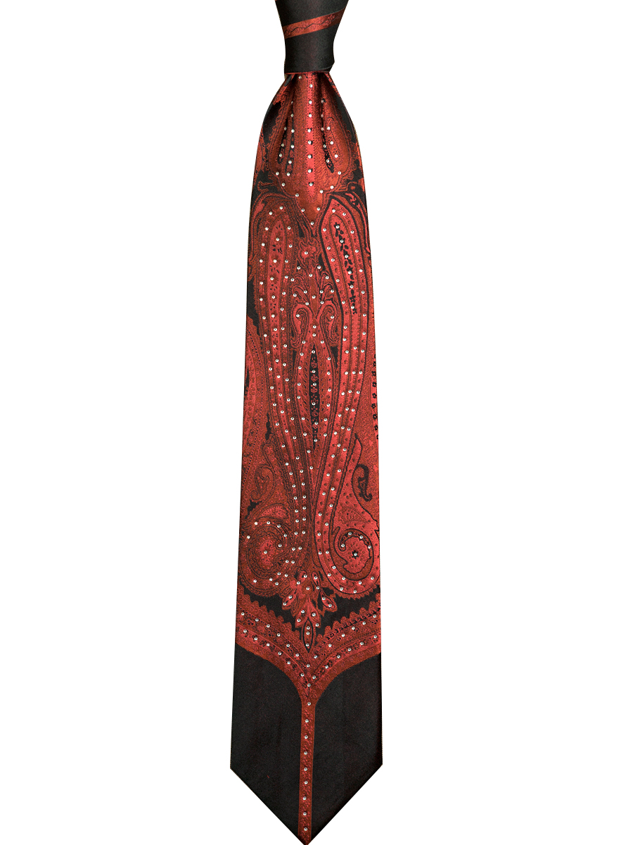 Rhinestone Necktie Abstract Ge - Silk Tie Striped ulasan dan harga